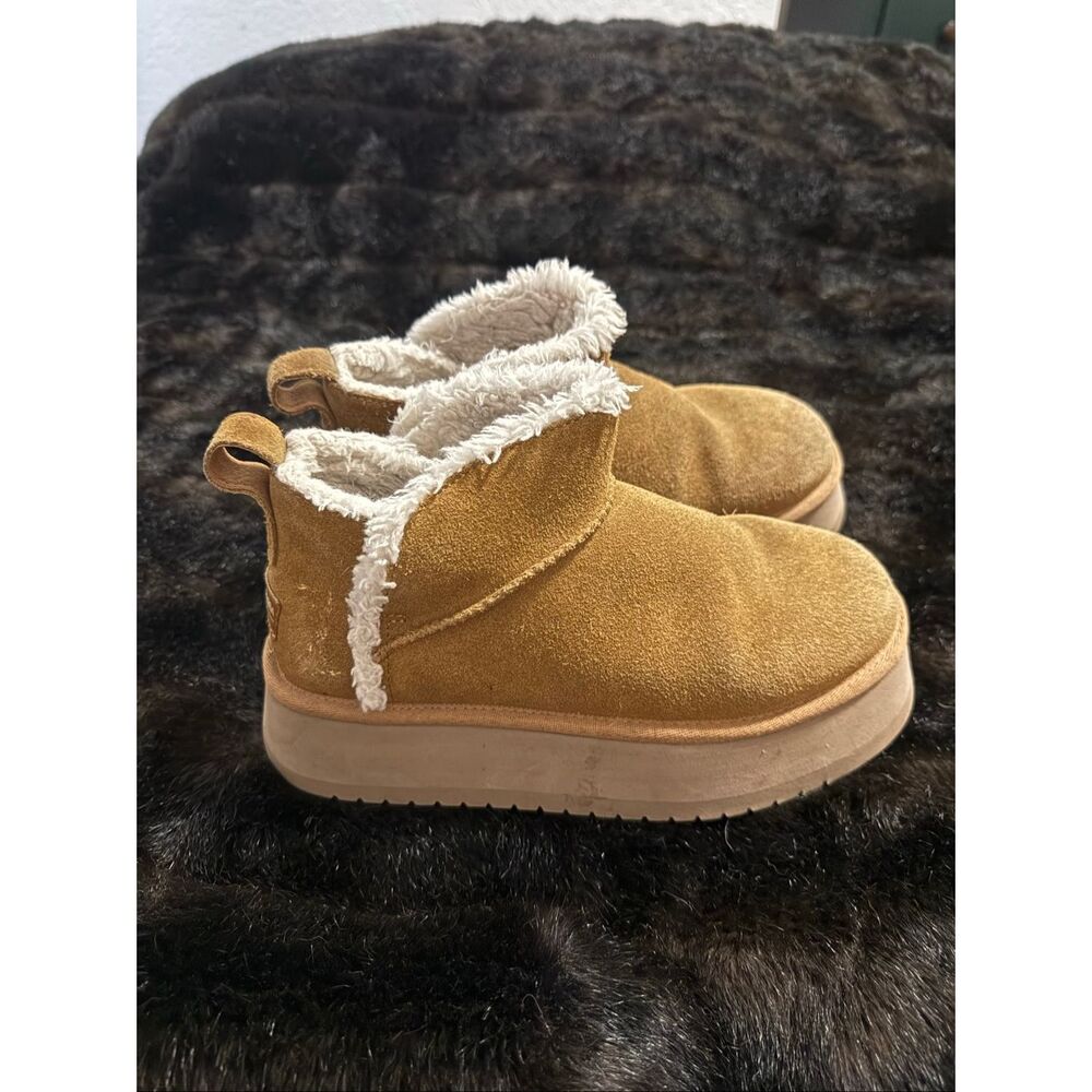 Koolaburra by UGG Koola Ultra Mini Platform Boot Chestnut Women’s Size 7.5